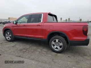 2025 Honda Ridgeline RTL z VIN 5FPYK3F57SB023210, wystawiony jako Copart lot #53093665 z przebiegiem 898 mil mil oraz Szkoda całkowita • Salvage title. Historia ofert i sprzedaży dostępna na DreamBid. Obrazek 2.