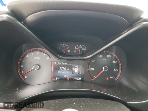 2016 GMC Canyon 2WD SLE with VIN 1GTG5CE30G1155625, listed as a Copart auction lot 44644585 with 80,121 mi miles and Salvage Title. Bid and sale history available at carsss.com. Image 9.