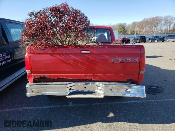 1996 Ford F-150 with VIN 1FTEF14NXTLB76833, listed as a Copart auction lot 82742374 with 250,375 mi miles and Salvage title. Bid and sale history available at DreamBid. Image 6.