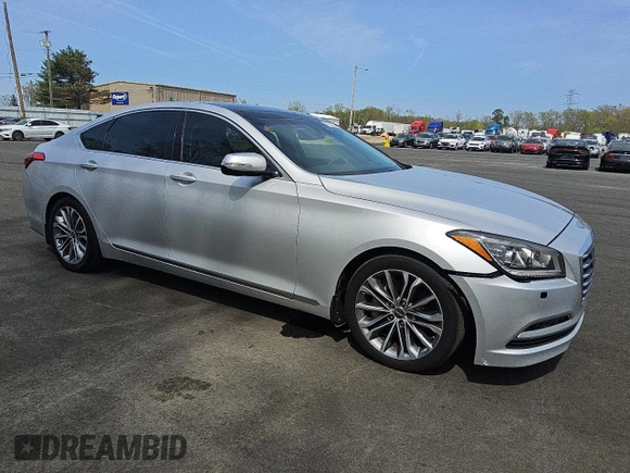 2015 Hyundai Genesis 3.8L z VIN KMHGN4JE5FU074903, wystawiony jako Copart lot #53619665 z przebiegiem 117 386 mil mil oraz Czysty tytuł • Clean title. Historia ofert i sprzedaży dostępna na DreamBid. Obrazek 4.