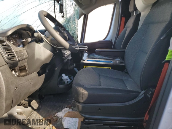 2023 Ram ProMaster Cargo with VIN 3C6MRVHG5PE574334, listed as a Copart auction lot 46721965 with 17,584 mi miles and Clean Title. Bid and sale history available at carsss.com. Image 7.