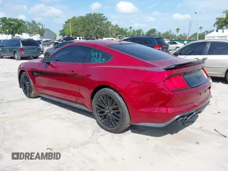 2018 Ford Mustang GT with VIN 1FA6P8CF1J5111574, listed as a IAAI auction lot 42093354 with 31,915 mi miles and . Bid and sale history available at carsss.com. Image 3.