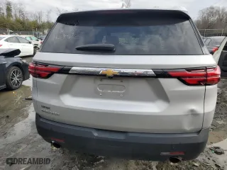 2022 Chevrolet Traverse LS with VIN 1GNERFKW3NJ138804, listed as a Copart auction lot 42082125 with 90,469 mi miles and Salvage Title. Bid and sale history available at carsss.com. Image 6.