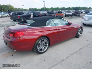 2012 BMW 6 Series 650i with VIN WBALZ3C51CC397701, listed as a IAAI auction lot 41912702 with 46,230 mi miles. Bid and sale history available at carsss.com. Image 4.
