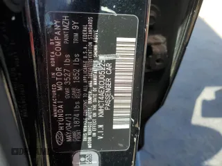 2012 Hyundai Accent GLS z VIN KMHCT4AEXCU052251, wystawiony jako Copart lot #47814005 z przebiegiem 96 057 mil mil oraz Szkody całkowita. Historia ofert i sprzedaży dostępna na DreamBid. Obrazek 12.