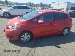 2016 Honda Fit LX with VIN JHMGK5H5XGX011769, listed as a Copart auction lot 61308365 with 62,643 mi miles and Salvage title. Bid and sale history available at DreamBid. Image 4.