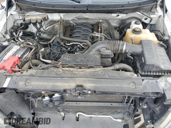 2013 Ford F-150 with VIN 1FTVW1CF2DKD26435, listed as a Copart auction lot 63986444 with 43,233 mi miles and Salvage title. Bid and sale history available at DreamBid. Image 11.