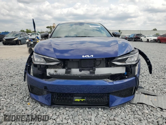 2024 Kia EV6 GT z VIN KNDC5DLE9R5219763, wystawiony jako Copart lot #50449205 z przebiegiem 360 mil mil oraz Szkoda całkowita • Salvage title. Historia ofert i sprzedaży dostępna na DreamBid. Obrazek 5.