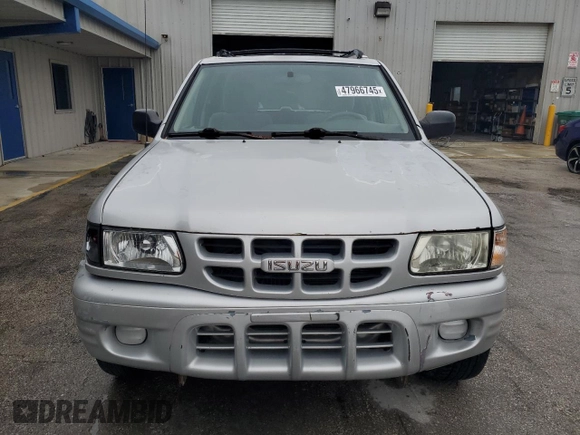 2001 Isuzu Rodeo S with VIN 4S2CK58W914309610, listed as a Copart auction lot 47966745 with Not Provided miles and Clean Title. Bid and sale history available at DreamBid. Image 5.