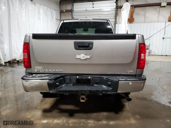 2007 Chevrolet Silverado 1500 LTZ with VIN 3GCEK13Y87G511596, listed as a Copart auction lot 42591845 with 185,189 mi miles and Salvage Title. Bid and sale history available at carsss.com. Image 6.