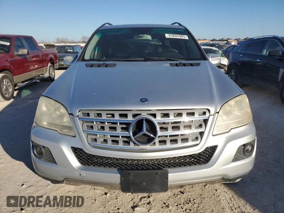 2009 Mercedes-Benz M 3.5L with VIN 4JGBB56E09A518941, listed as a Copart auction lot 43802905 with 157,297 mi miles and Clean Title. Bid and sale history available at carsss.com. Image 5.