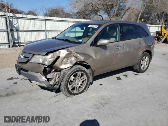 2008 Acura MDX with VIN 2HNYD28218H518029, listed as a Copart auction lot 46839255 with 181,794 mi miles and Salvage Title. Bid and sale history available at DreamBid. Image 1.