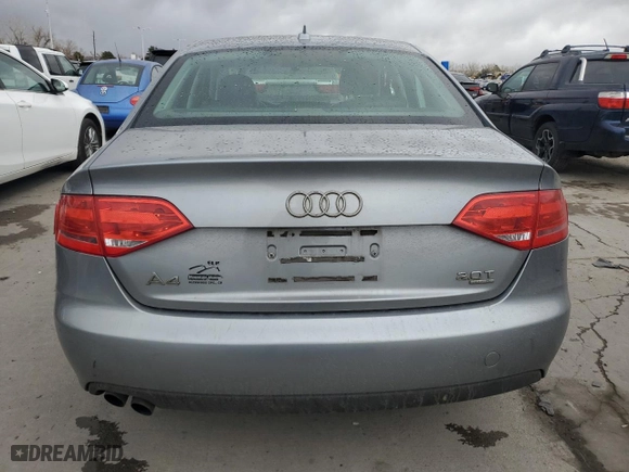 2009 Audi A4 2.0T Prem Plus with VIN WAUSF78KX9N050911, listed as a Copart auction lot 48941065 with 133,161 mi miles and Salvage Title. Bid and sale history available at carsss.com. Image 6.