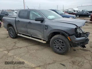 2024 Ford Ranger XLT with VIN 1FTER4HH9RLE04889, listed as a Copart auction lot 83537294 with 7,557 mi miles and Non Repairable. Bid and sale history available at carsss.com. Image 4.