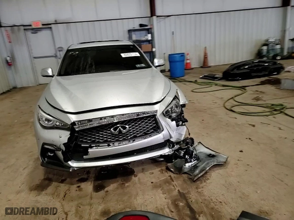 2020 Infiniti Q50 3.0t LUXE with VIN JN1EV7AR2LM252930, listed as a Copart auction lot 85925114 with 32,150 mi miles and Salvage Title. Bid and sale history available at carsss.com. Image 13.