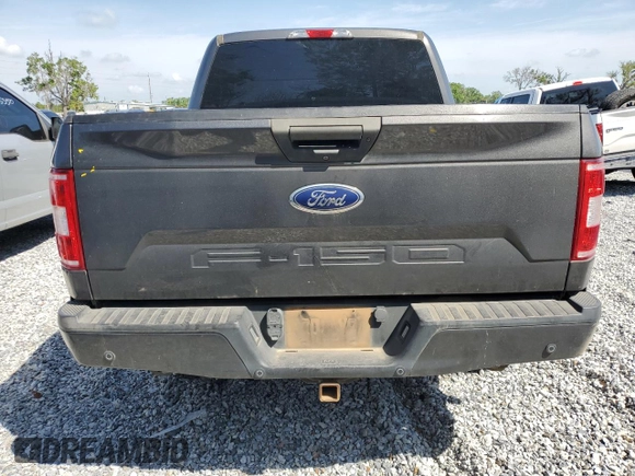 2020 Ford F-150 XL with VIN 1FTEW1E55LKD05940, listed as a Copart auction lot 51272825 with 0 mi miles and Salvage Title. Bid and sale history available at carsss.com. Image 6.