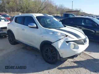 2013 Nissan Juke S with VIN JN8AF5MR5DT215794, listed as a IAAI auction lot 41830916 with 140,255 mi miles. Bid and sale history available at carsss.com. Image 1.