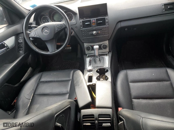 2009 Mercedes-Benz C-Class 3.0L Sport with VIN WDDGF54X19R064547, listed as a Copart auction lot 53272125 with 107,963 mi miles and Clean Title. Bid and sale history available at carsss.com. Image 8.