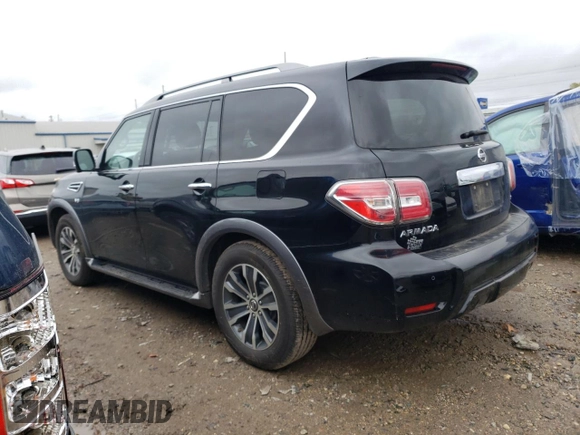 2019 Nissan Armada SV with VIN JN8AY2NC0K9586598, listed as a Copart auction lot 80236104 with 93,313 mi miles and Clean Title. Bid and sale history available at carsss.com. Image 2.