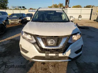 2017 Nissan Rogue SV with VIN KNMAT2MV4HP608278, listed as a Copart auction lot 77073104 with 96,260 mi miles and Salvage Title. Bid and sale history available at carsss.com. Image 5.