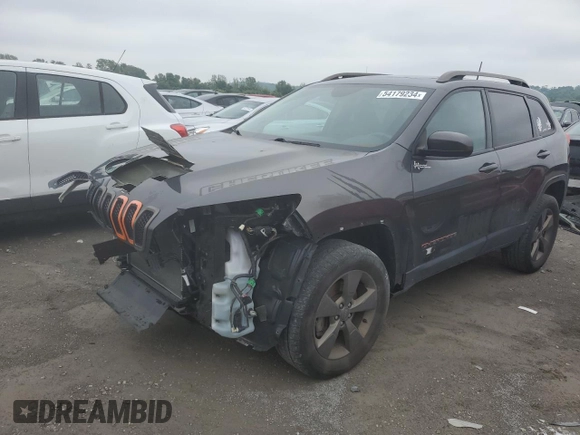 2017 Jeep Cherokee Latitude with VIN 1C4PJMCB9HW512414, listed as a Copart auction lot 54179234 with 89,462 mi miles and Salvage title. Bid and sale history available at DreamBid. Image 1.