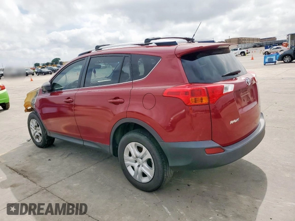 2014 Toyota RAV4 LE with VIN JTMZFREV9EJ000126, listed as a Copart auction lot 55430105 with Not provided miles and Non repairable. Bid and sale history available at DreamBid. Image 2.