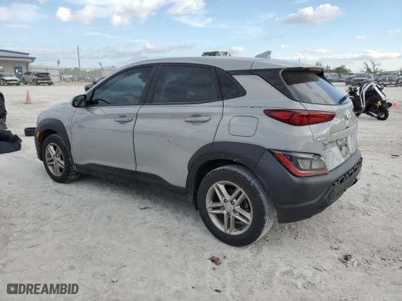 2022 Hyundai Kona SE with VIN KM8K22ABXNU777943, listed as a Copart auction lot 42723445 with 39,143 mi miles and Non Repairable. Bid and sale history available at carsss.com. Image 2.