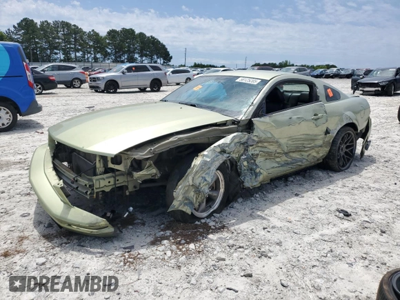 2006 Ford Mustang Standard with VIN 1ZVFT80N465176960, listed as a Copart auction lot 58125205 with Not provided miles and Salvage title. Bid and sale history available at DreamBid. Image 1.