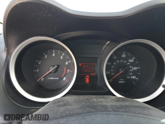 2011 Mitsubishi Lancer ES with VIN JA32U2FU0BU041693, listed as a Copart auction lot 72012524 with 192,051 mi miles and Salvage Title. Bid and sale history available at carsss.com. Image 9.