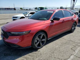 2023 Honda Accord Sport with VIN 1HGCY2F51PA063103, listed as a Copart auction lot 57263975 with 28,873 mi miles and Salvage title. Bid and sale history available at DreamBid. Image 1.