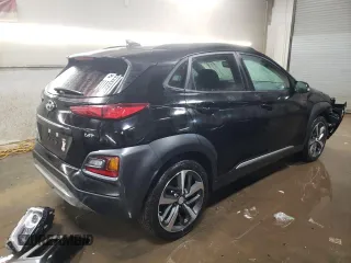 2020 Hyundai Kona Ultimate with VIN KM8K53A55LU572468, listed as a Copart auction lot 88451785 with 53,377 mi miles and Salvage Title. Bid and sale history available at carsss.com. Image 3.