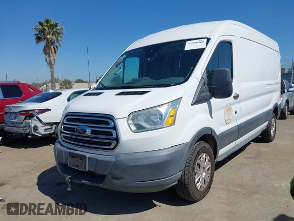 2015 Ford Transit Cargo with VIN 1FTNE2CM4FKA07886, listed as a IAAI auction lot 42446968 with 124,632 mi miles and . Bid and sale history available at DreamBid. Image 17.