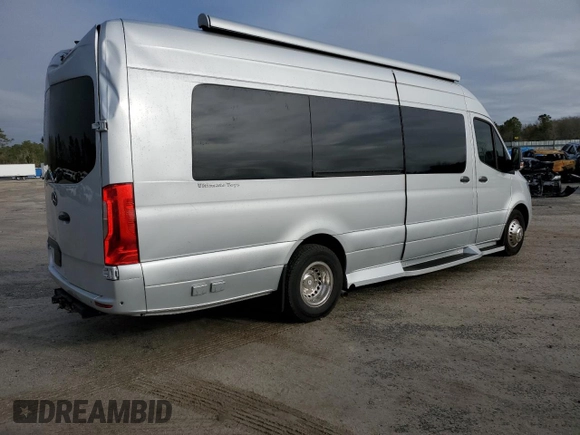 2021 Mercedes-Benz Sprinter with VIN W1X8ED3Y0MP430332, listed as a Copart auction lot 85745824 with 8,727 mi miles and Clean Title. Bid and sale history available at DreamBid. Image 3.