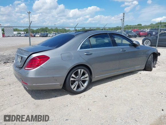 2015 Mercedes-Benz S 550 z VIN WDDUG8FB3FA142954, wystawiony jako IAAI lot #39795621 z przebiegiem 111 415 mil mil oraz . Historia ofert i sprzedaży dostępna na DreamBid. Obrazek 4.