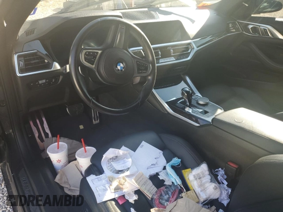 2022 BMW 4 Series 430i z VIN WBA53AP00NCJ31585, wystawiony jako Copart lot #87283084 z przebiegiem 32 464 mil mil oraz Szkoda całkowita • Salvage title. Historia ofert i sprzedaży dostępna na DreamBid. Obrazek 8.