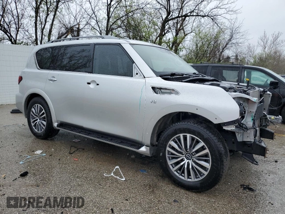 2022 Nissan Armada SL with VIN JN8AY2BB1N9810882, listed as a Copart auction lot 51917545 with 72,080 mi miles and Salvage Title. Bid and sale history available at carsss.com. Image 4.