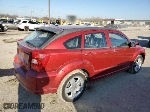 2009 Dodge Caliber SXT with VIN 1B3HB48A69D224267, listed as a Copart auction lot 48236845 with 128,213 mi miles and Salvage Title. Bid and sale history available at carsss.com. Image 3.