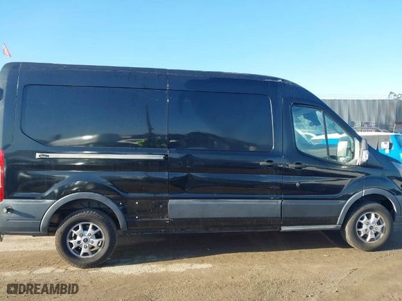 2015 Ford Transit Cargo Van with VIN 1FTYR2CM7FKA75908, listed as a IAAI auction lot 41901752 with 71,650 mi miles. Bid and sale history available at carsss.com. Image 13.