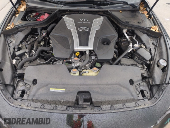 2017 Infiniti Q60 Premium with VIN JN1EV7EL8HM551447, listed as a Copart auction lot 58172955 with 43,457 mi miles and Salvage title. Bid and sale history available at DreamBid. Image 11.