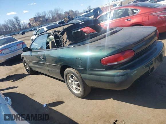 1998 Chrysler Sebring with VIN 3C3EL45X0WT320901, listed as a Copart auction lot 49998765 with 143,126 mi miles and Salvage Title. Bid and sale history available at DreamBid. Image 2.
