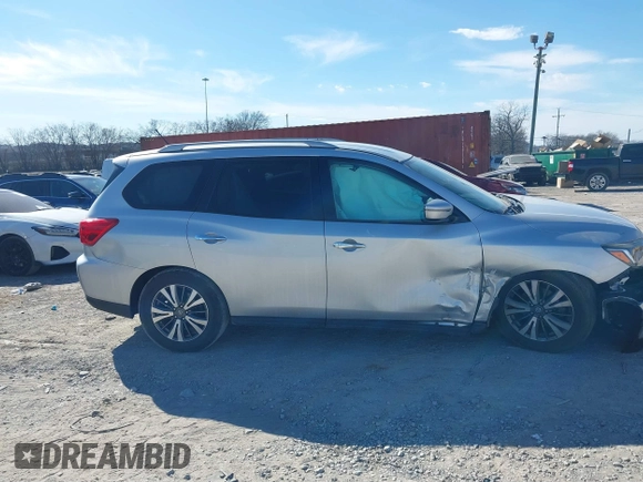 2017 Nissan Pathfinder S with VIN 5N1DR2MN0HC664992, listed as a IAAI auction lot 41629240 with 150,896 mi miles and . Bid and sale history available at DreamBid. Image 13.