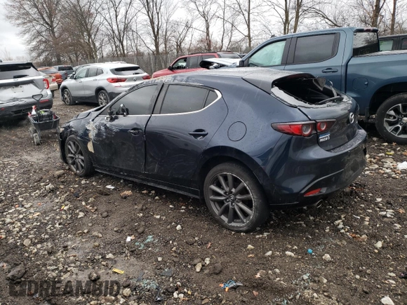 2020 Mazda Mazda3 Hatchback with VIN JM1BPALM0L1175162, listed as a Copart auction lot 84201744 with 61,905 mi miles and Salvage Title. Bid and sale history available at carsss.com. Image 2.