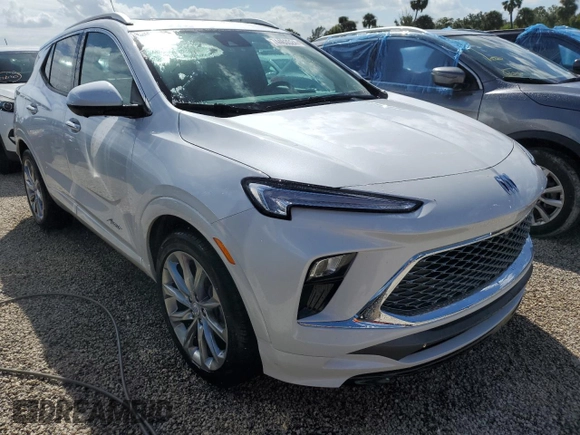 2024 Buick Encore GX Avenir with VIN KL4AMFSL2RB178801, listed as a Copart auction lot 74463524 with 1,852 mi miles and Non repairable. Bid and sale history available at DreamBid. Image 4.