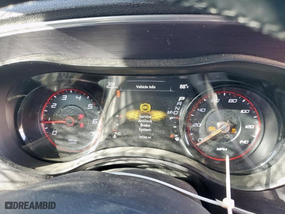 2018 Dodge Charger SXT with VIN 2C3CDXBG3JH186249, listed as a Copart auction lot 47309305 with 54,766 mi miles and Salvage Title. Bid and sale history available at carsss.com. Image 9.