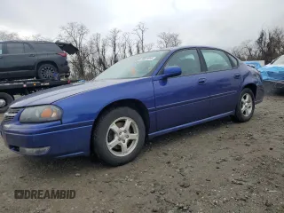 2005 Chevrolet Impala LS with VIN 2G1WH52K059331133, listed as a Copart auction lot 50001015 with 137,933 mi miles and Salvage Title. Bid and sale history available at DreamBid. Image 1.