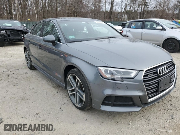 2018 Audi A3 Sedan Premium Plus with VIN WAUJ8GFF5J1041167, listed as a Copart auction lot 49237444 with 75,426 mi miles and Salvage Title. Bid and sale history available at carsss.com. Image 4.