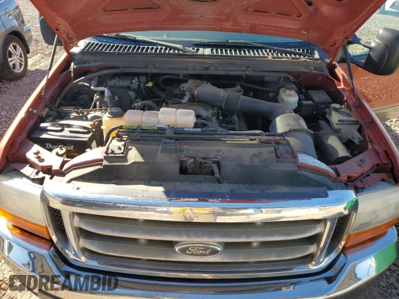 2001 Ford Super Duty F-250 XL with VIN 1FTNW21S81EA34207, listed as a Copart auction lot 77451904 with 207,829 mi miles and Salvage Title. Bid and sale history available at carsss.com. Image 11.