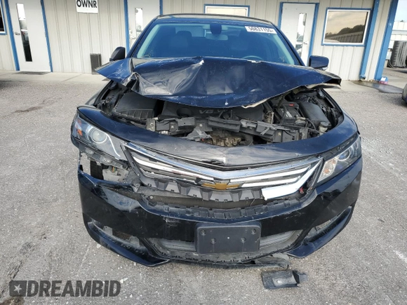 2017 Chevrolet Impala LT with VIN 2G1105S3XH9162804, listed as a Copart auction lot 50831155 with 142,779 mi miles and Salvage Title. Bid and sale history available at DreamBid. Image 5.