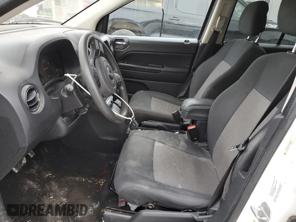 2012 Jeep Compass Sport with VIN 1C4NJCBA7CD553817, listed as a Copart auction lot 45343355 with 134,062 mi miles and Clean Title. Bid and sale history available at carsss.com. Image 7.