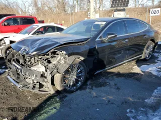 2021 Lexus LS with VIN JTHD51FF1M5014484, listed as a Copart auction lot 43001885 with 37,007 mi miles and Salvage Title. Bid and sale history available at carsss.com. Image 1.